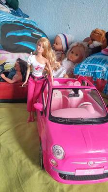 Barbie - Coche Fiat, Muñeca con Coche