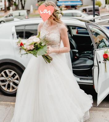 Rosa clara Vestidos y trajes de novia de segunda mano baratos