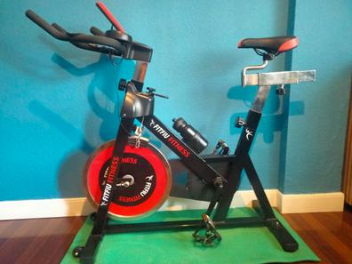 Vidaxl bicicleta de spinning con sensores de pulso negra y best sale roja