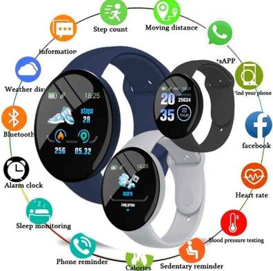 aycy Reloj Inteligente Hombre Mujer, 1.85 Smartwatch con Llamadas  Bluetooth, Smart Watch con Pulsómetro/Monitor Sueño/Podómetro, 112 Modos  Deportivos Pulsera Actividad, Impermeable IP68, Blanco : :  Electrónica