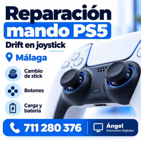 Milanuncios - Reparación mando PS5 drift y botones