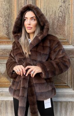 Chinchilla Abrigo Vison Rasado El Corte Ingles Vison Talla 46 De