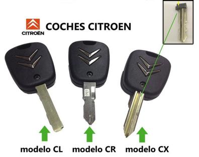 Carcasa de llave para Citroen XSara C3 C4 C5 con espadín y 2