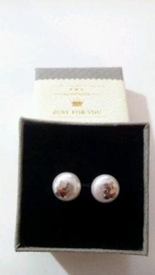 Pendientes tous perla osito plata online precio