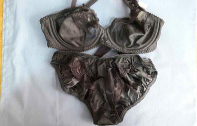 Victoria's Secret 34D Conjunto Sujetador+Liguero+Bragas+Liguero Brillo Tira