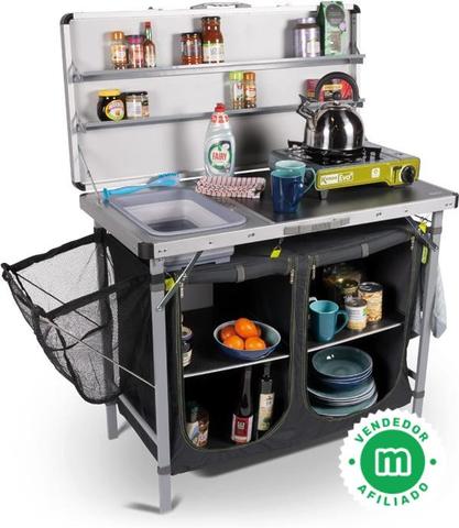 MUEBLE COCINA KAMPA PLEGABLE COMMANDER CON ALACENA