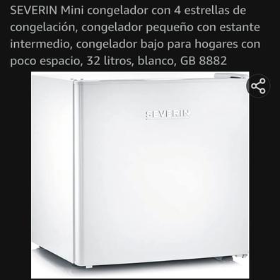 SEVERIN - Congelador pequeño vertical de 31 litros, congelador