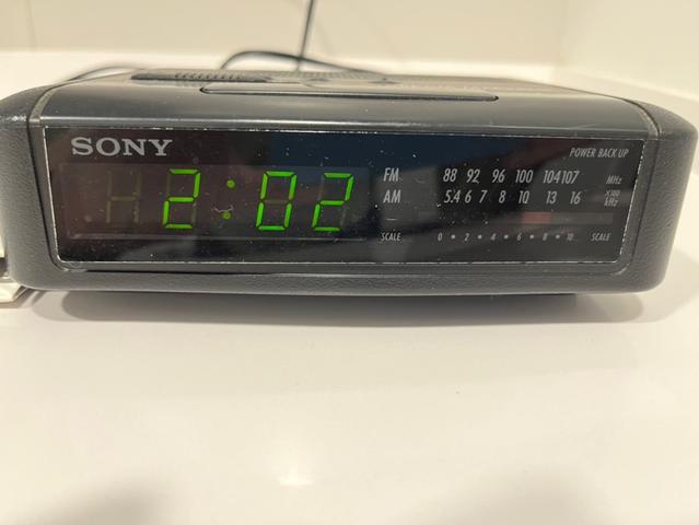 Radio Reloj Despertador Sony