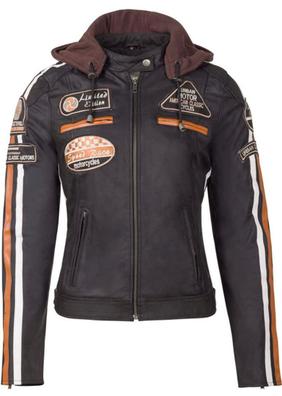 Chaqueta Moto Hombre en Cuero 58 Gents | Cazadora de Moto de Piel de  Cordero | Armadura Removible para Espalda, Hombros y Codos Aprobada por la  CE 