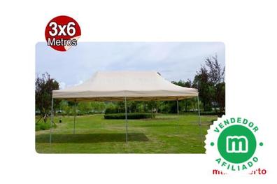 Carpa Plegable 3x6 M, Cenadores para Jardin de segunda mano por 399 EUR en  Leganés en WALLAPOP