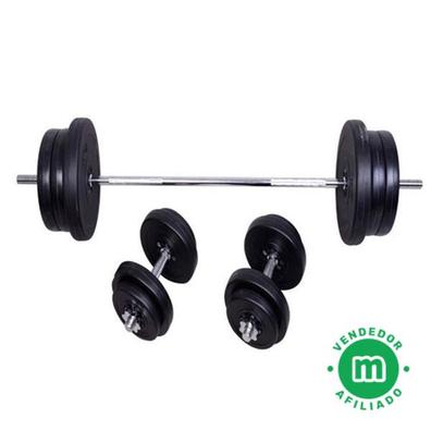 Juego de Mancuernas y Pesas Ajustables 10 kg 2 en 1 de Keboo Serie