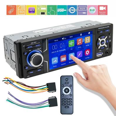 Radio Coche con Pantalla, Radio con Bluetooth, Reproductor Multimedia con  pantalla táctil de 4,1 pulgadas, 1 Din, MP5, TF, USB, ISO, 7 colores,  sistema de iluminación, 7805C - AliExpress