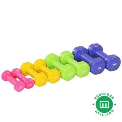 Mancuernas de Vinil Active Life P8820 | 3 Kg 1 Par Color Verde