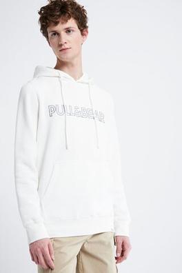 Sudaderas blancas pull and bear sale