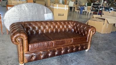 Sofa de piel Muebles de segunda mano baratos en Valencia | Milanuncios