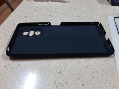 Pack de Protección Made for Xiaomi Redmi 10C, Funda Semi-rígida Negra +  Cristal Templado - Spain