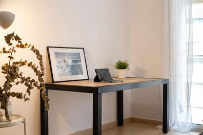 SogesHome Escritorio de Computadora Mesas para Ordenador 100 cm x 50 cm  Escritorios Muebles de Oficina Mesa de Mesa de Oficina de Madera y Acero :  : Hogar y cocina