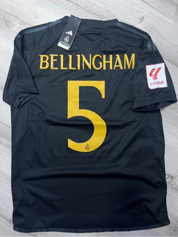 Milanuncios - Camiseta negra Bellingham Madrid