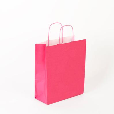 Bolsas de papel personalizadas (500 uds) Pack al mejor precio medida  42+12x35 cm