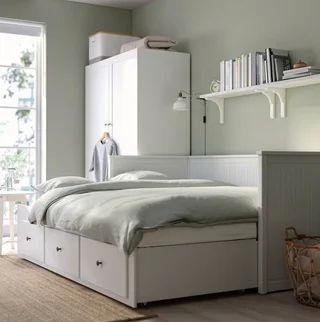 NORDLI Estructura de cama con almacenaje, blanco, 160x200 cm - IKEA